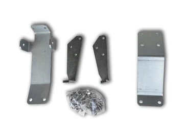 Power step mounting brackets, plates and fastener hardware
